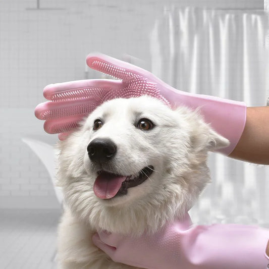 Silicone Pet Grooming Gloves
