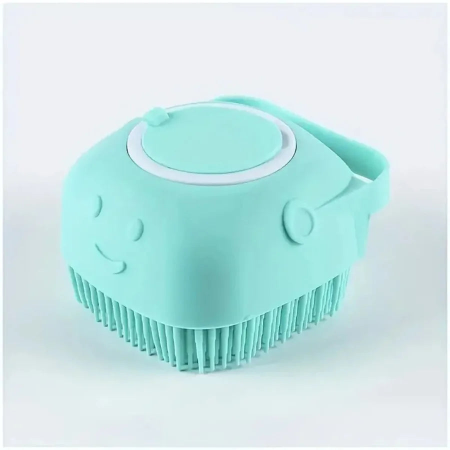 Pet Shampoo Dispenser Bath Brush