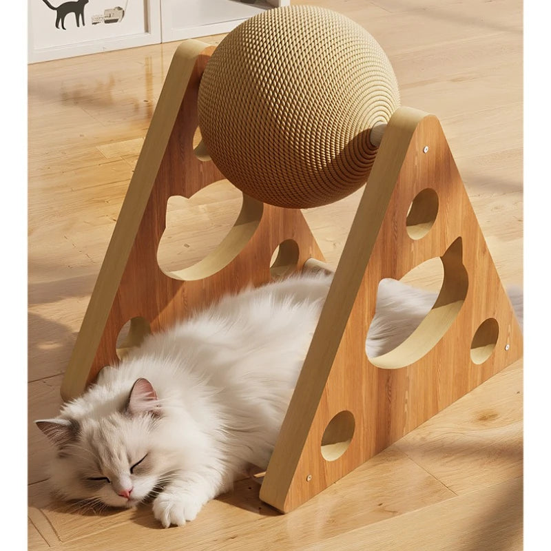Sisal Rope Cat Scratching Ball Toy