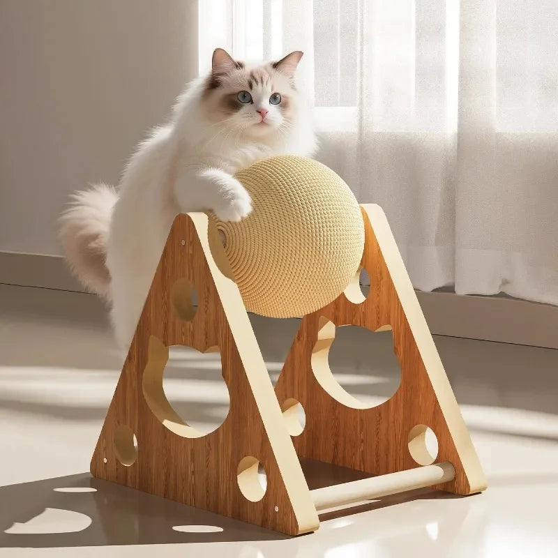 Sisal Rope Cat Scratching Ball Toy