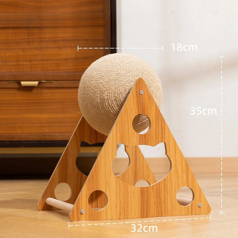 Sisal Rope Cat Scratching Ball Toy