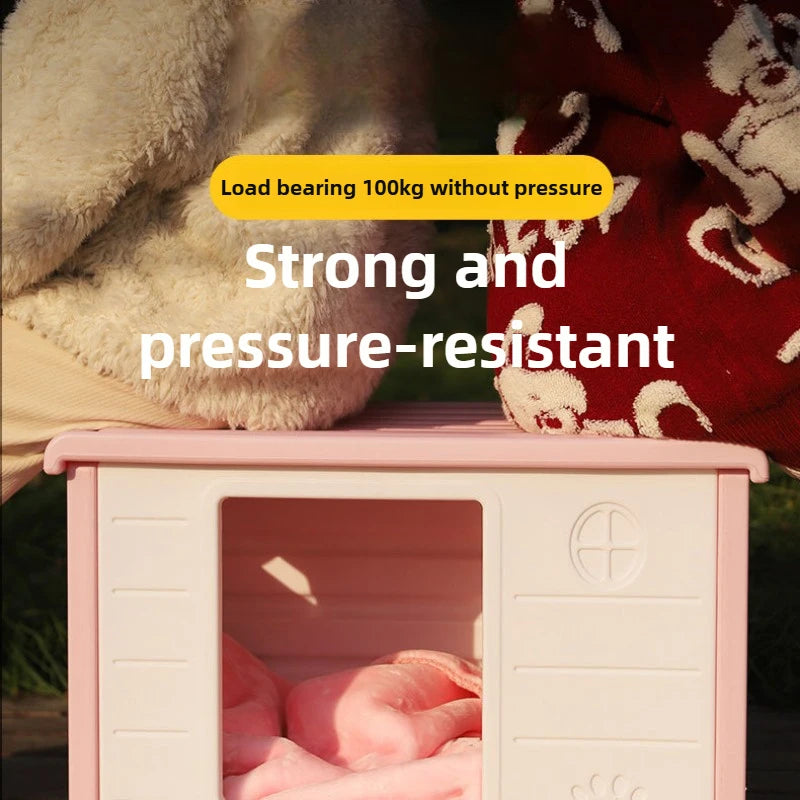 Outdoor Large Space cat Beds Breathable Waterproof cat House Winter Warmth Bottom Anti Slip cat Supplies Multifunction Pet Nest