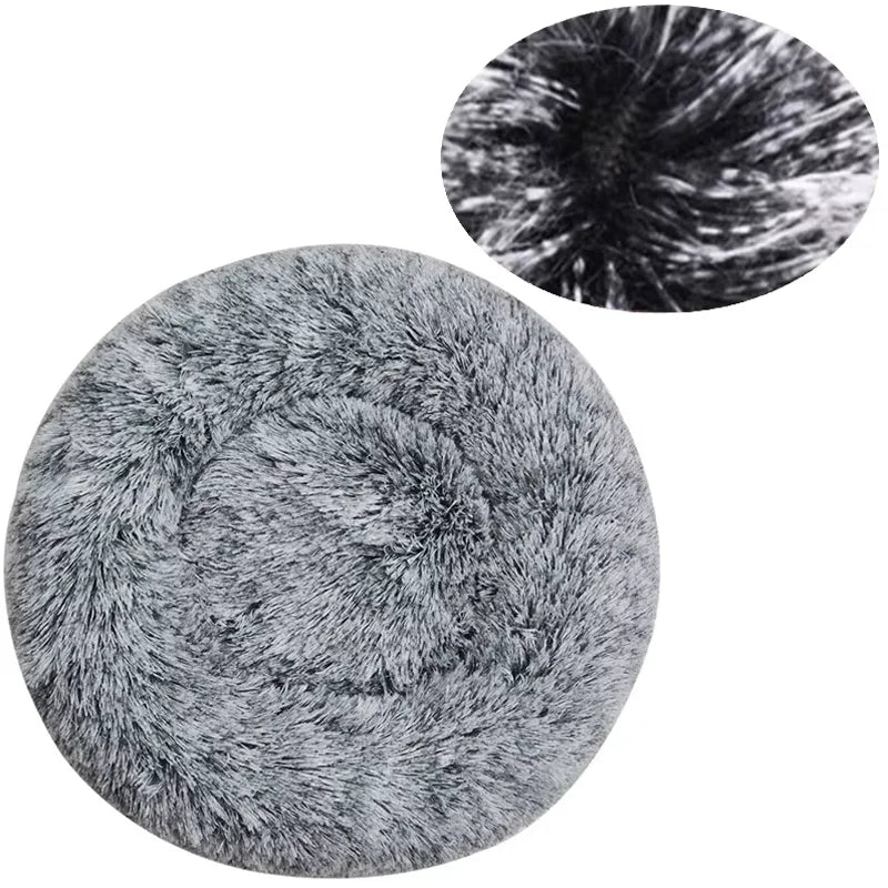 70cm Round Dog Bed Non-Shedding and Machine Washable Suitable for Medium and Large Pets Comfortable and Warm Dog Bed in Winter