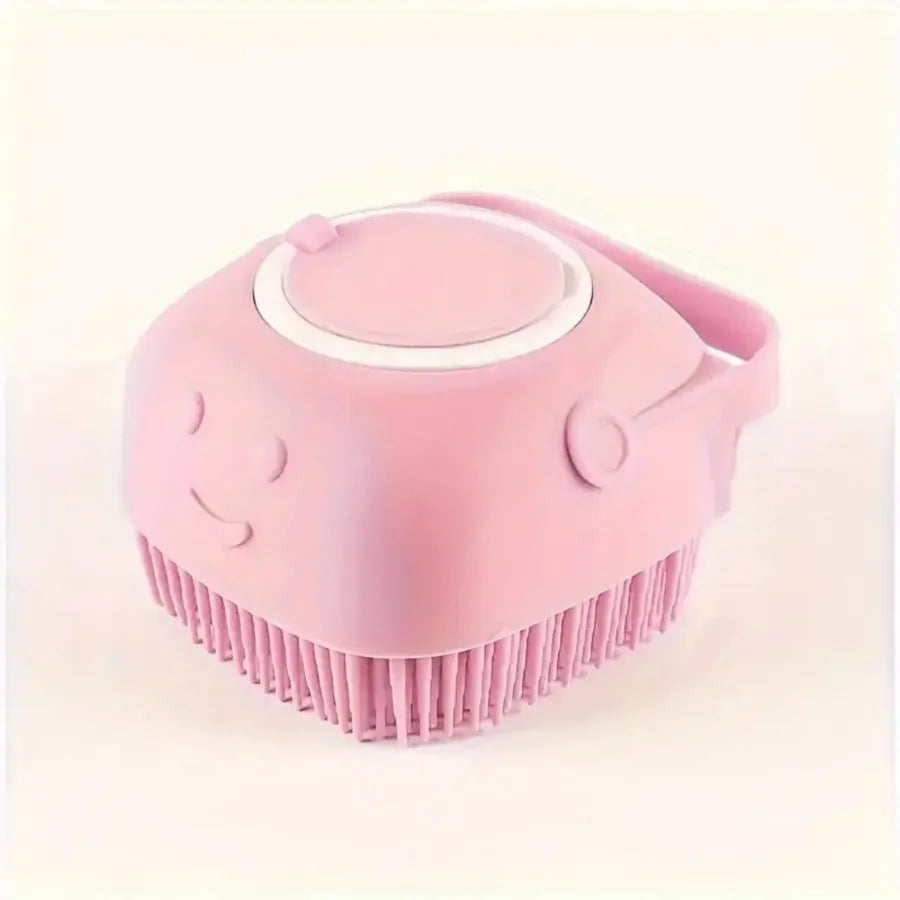 Pet Shampoo Dispenser Bath Brush